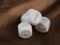 Set di 4 dadi personalizzati in legno fatti a mano, incisi, 20 mm