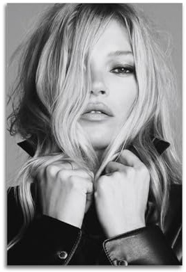 RedMush Poster Model Kate Moss (3), Leinwandposter, Schlafzimmer-Dekor, Sportlandschaft, Büro, Raumdekoration, Geschenk, ungerahmt, 50 x 75 cm