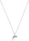 Prinzessin Lillifee Kette mit Anhänger 925 Sterling Silber Mädchen Kinder Halsschmuck, mit Zirkonia synth., 35+3 cm, Blau, Delphin, Kommt in Schmuck Geschenk Box, 2039764