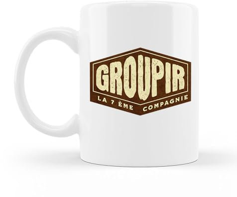 Encre et créations Mug céramique imprimé Groupir la 7ème compagnie