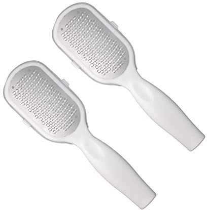 TUKRPQMRI Pedicure Knife Foot Sharpeners,Callus Remover for Feet with Stainless Steel, Remove Hard Skin /680(White_1 Count (Pack of 1))