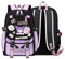 Clybeaut K-uromi Rucksack, Cartoon schulanfänger schultasche, Studentischer Kinder Rucksack K-uromi, mit großem Fassungsvermögen, Für Männer und Frauen