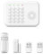 Sistema de Seguridad inalámbrico para el hogar, Sistema de Alarma 4G/WiFi con Teclado, Ampliable (hazlo tú Mismo) con sensores de Puerta y Movimiento, alertas de la App Tuya, sin Contrato (5 PCS)