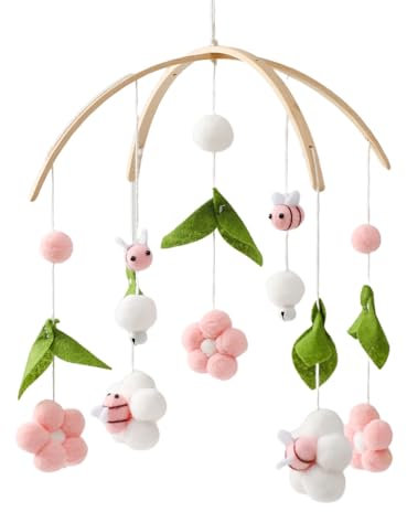 Mamimami Home Babybett Mobile Biene Glocke Neugeborenen Krippe Kinderbett Hängende Bettglocke Glocke Dekoration Junge Mädchen