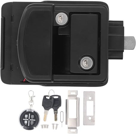 XTevu Keyless Entry Lock, RV Door Lock Remote Control Password System, Campervan Trailer Lock, 5th Wheel Keyless Door Access