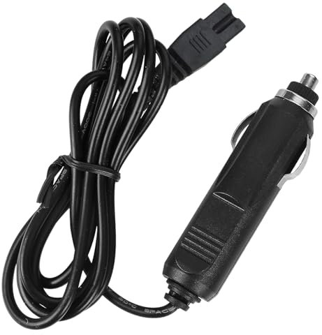 2m 12V DC Power Cord for Car Cooler – Electric Cool Box Cable for Mini Fridge & 12V Cooler Box | Durable 2-Pin Lead Plug Wire for Camping, Travel, Outdoor Use | Fits Most Car Refrigerators