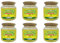 Paquete de 6 velas en tarro de cristal perfumado con citronela de Java 100% natural, antimosquitos y antiinsectos, 80 horas Cereria Di Giorgio