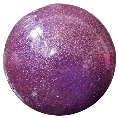 Generisch Ball Für Rhythmische Sportgymnastik, 15 cm Gymnastikball, Metallisch Glitter Yoga Ball Hochelastisch, Professionelles Für Tanztraining Fitness Pilates