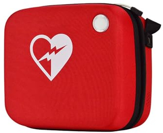 Tragbare AED Aufbewahrungstasche, Defibrillator-Behälter, medizinische Tasche für Erste Hilfe, auffälliges Kreuz-Symbol für Krankenhäuser und öffentliche Orte