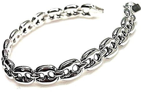 Inmaculada Romero IR Pulsera plata ley 925m lisa calabrotes serie [AB0206]