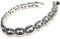 Pulsera plata ley 925m lisa calabrotes serie [AB0206]