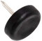 Adsamm® / 32 x Kunststoffgleiter mit Nagel / Schwarz / Ø 20 mm / rund / Möbelgleiter mit Nagel / Möbel- und Bodenschutz in Adsamm® Qualität