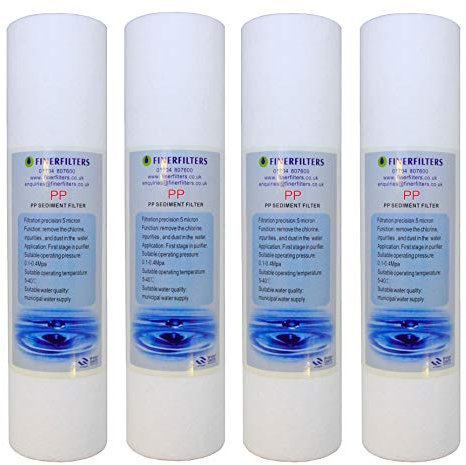 Finerfilters 10 Standard Sediment Filter 1 Micron 4 Pack