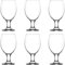 EuroDiscount Biergläser Biertulpe Pilsgläser Trinkgläser mit Stiel 330 ml 6 Stück Set