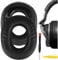 Geekria QuickFit Protein Leather Replacement Ear Pads for SONY MDR-HW700, MDR-HW700DS Wireless Headphones, Replacement Ear Cushion/Ear Cups/Ear Cover, Headset Earpads Repair Parts (Black)