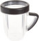 NutriBullet NBM-U0272 Rx Kaffeebecher mit Lippenring, Kunststoff, Schwarz