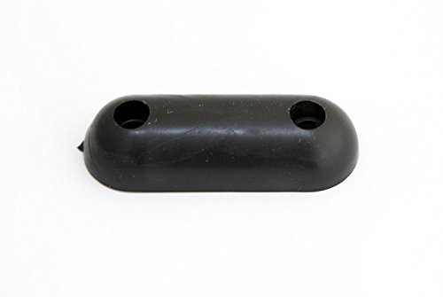 Gummipuffer für WC-Sitz, oval, 60 x 22 x 12 mm, Schwarz, 500 Stück