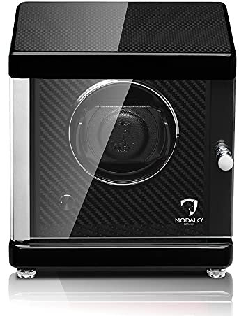 MODALO Uhrenbeweger (Watch Winder) Ambiente MV4 für 1 Uhr Carbon Design…