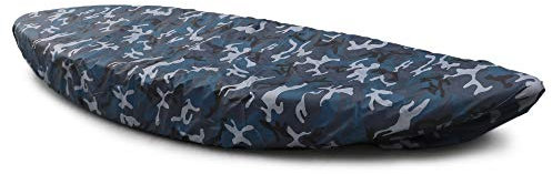 Universal Kayak Cover Canoe Storage Dust Cover 210D UV Resistant and Weatherproof for Fishing Boat/Kayak/Canoe (L:4.6-5m(15.0-18.0ft))