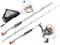 Profi Angelcombo Forellen Angelset komplett sofort angelbereit ! 180cm UL-Carbonrute CapitalFishMaster + bespulte Rolle + Köderset + Kescher. Spinnrute
