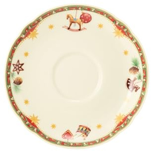 Seltmann 001.759419 Marie-Luise Untertasse, 13cm Durchmesser, Rot/Grün/Gold