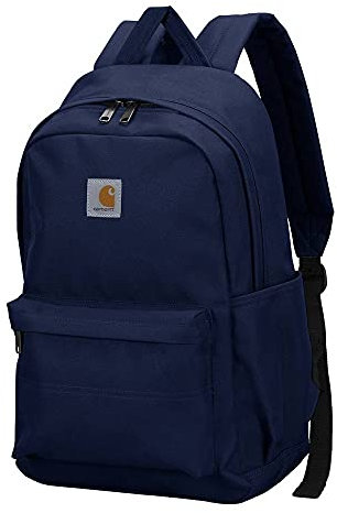 Carhartt 21l Classic Daypack, Durable Water-Resistant Pack with Laptop Sleeve con Custodia 15 Pollici per Viaggi, Lavoro e Scuola, Blu, Taglia Unica Unisex-Adulto