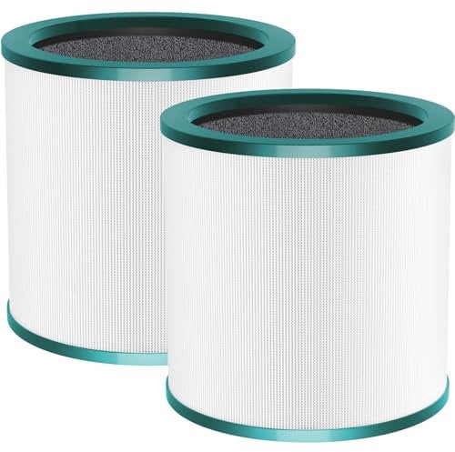 TP01 HEPA Replacement Filter Compatible with Dyson Tower Purifier Pure Cool Link TP01, TP02, TP03, AM11, BP01 Models, Compare to Part 968126-03, 2 Pack