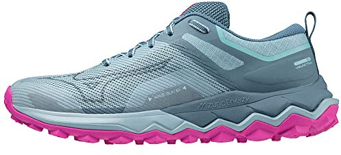 Mizuno Unisex Wave Ibuki 4 Traillaufschuh, Forget-Me-Not/Provincial Blue/807 C, 38.5 EU