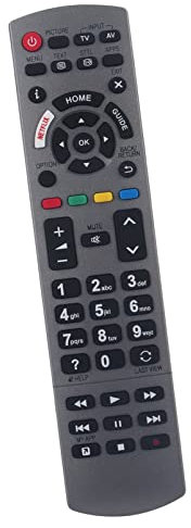 ALLIMITY N 2 QAYB 001178 Ersatz Fernbedienung passend für Panasonic 4K TV TX-65FZ800E TX-75FX780E TX-40FXM655 TX-43FX613E TX-49FXF687 TX-49FXW724 TX-55FX780E TX-55FXX689 TX-65FXW724 TX-55FX700E