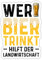 DesignsByJnk5 Sticker Unisex Bier | Wer Bier Trinkt Hilft Der Landwirtschaft Aufkleber Bier Spruch | Landwirt lustige Sprüche Autoaufkleber Geschenkidee Bier