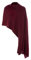 Villand Damen 100% reiner Kaschmir gestrickter Schal - Extra großer leichter Pashmina-Stola mit Geschenkbox (Weinrot)