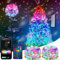 ZWOOS 2x 10 m 100 LED Guirnalda Luces RGB, Sincronización con Música, Alimentación por USB, Impermeable IP65, Control de APP/Control Remoto - para Navidad, Interior, Exterior