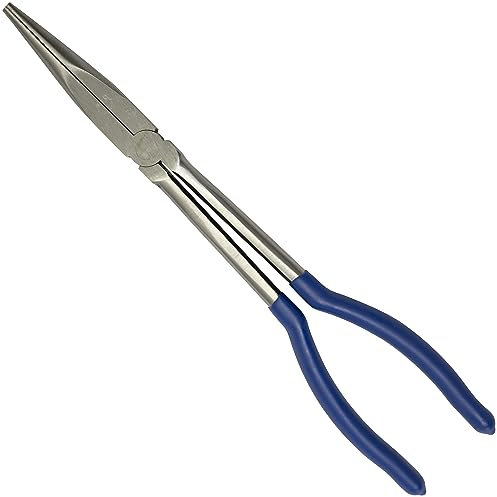 AERZETIX - C68518 - Alicates de precisión/modelismo con pico largo recto 285x56x13mm - apertura de mordazas 64mm
