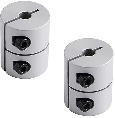 HysiPrui 2pcs Original Kupplungen Aluminium Kupplung Z Achse 3D Drucker Teile-Zubehör Nur für FDM 3D-Drucker ELEGOO Neptune 3 Pro, Neptune 3 Plus, Neptune 4, Neptune 4 Pro