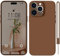 HGH für iPhone 15 Pro Max Hülle Silikon mit 1 Lanyard, Handyhülle für iPhone 15 Pro Max Case Dünne Rundumschutz mit Weichem -Innenfutter Stoßfeste Schutzhülle für iPhone 15 Pro Max 6.7 Braun