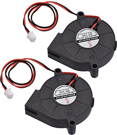 YIWENG 5015 Lüfter 50x50x15mm 12V / 24V Bürstenloser Lüfter Gebläse 2-poliger Anschluss für 3D-Druckerteile