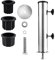 Umbrella Pole Mount Stand Tube Set Umbrella Mount Stand Tube Patio Umbrella Stands Bases Outdoor Parasol Base Holder Insert Pipe Sleeve, for Outside Garden Backyard Balcony
