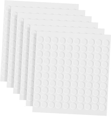 NUOBESTY 600stücke Doppelseitige Klebepunkte Selbstklebende Punkte Zum Basteln Runde Klebepads Transparent Wiederverwendbar Zum Aufhängen Wand Für Fotos Ballons Dekorationen