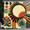 ABAKUHAUS Monstera Duschvorhang, Sonnenfinsternis Mondphasen und Natur Abstrakt Boho Mid Century Stil, Stoffliches Gewebe Badezimmerdekorationsset mit Haken, 175 x 240 cm, Beige Rostorange Schwarz