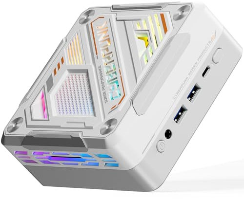 Jemora Mini PC Windows 11PRO 16G DRR5 RAM 512G SSD Mini computer desktop Processore AMD Ryzen 7840HS 8 core 16 thread WIFI6 BT5.2 USB4 Supporto 4K Display a triplo schermo per ufficio, conferenze, fil