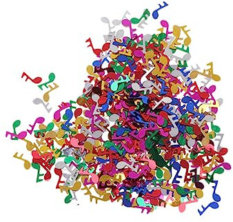 Cabilock 1 Packung Musikalisches Konfetti 15 G Partyzubehör Tischdekoration Geeignet Für Musik