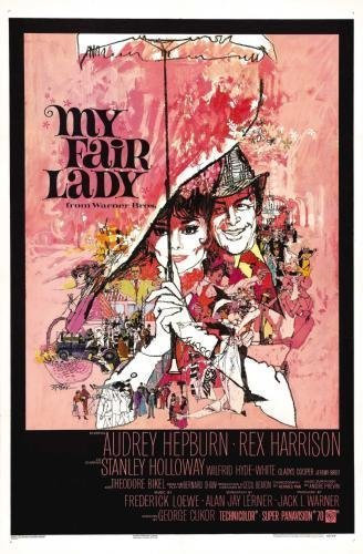 Filmposter My Fair Lady, 28 x 43 cm, #a5874