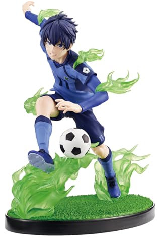 Yoichi Isagi Figure With Blue Lock Ball 14Cm