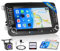 Inefala Android 15 Radio Pantalla para VW Golf 5 Golf 6 Skoda Polo Passat Tiguan Touran con 7 Pulgadas Pantalla Coche Táctil con Bluetooth/Navi/FM/RDS/WiFi/Enlace Espejo USB