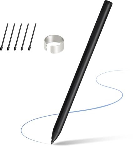 PalmScribe Stylus Pen for Remarkable 1/2 & Kindle Scribe, Magnetic, Eraser, 5 Tips, 4096 Pressure Sensitivity, Palm Rejection, Tilt Support, Ergonomic Design