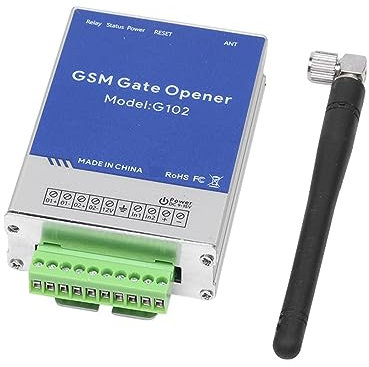 Automatic Door Opener, G102 GSM Gate Opener Mobile Phone Remote Controller Wireless Remote Control Door Access Free Call for Smart Home Garage,Widely Used