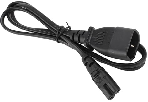 IEC320 C14 Auf C7 Adapterkabel 1 Meter Starkstrom 10A 250V Verstärktes PVC Kaltgerätekabel Für Laptop Lampe Lautsprecher Server