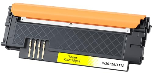 Veson 117A Toner Gelb mit Chip Kompatibel für HP 117A Gelb für Toner HP Color Laser MFP 179fwg Color Laser MFP 178nwg 178nw 179fnw 150nw 150w 178 179 W2072A(Yellow)