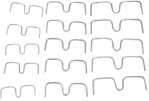 Trufolxiaz 15pcs Metall M Form Obstbaum Zweig Stütze Spreader Abzieher 3 Größen Gartenbaumfixer Biegung Und Formungswerkzeuge Obstbaum Stützsystem Mit Spreizern