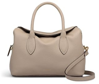 RADLEY London Liverpool Gardens Damen-Ledergriff, klein, Reißverschluss oben, Steinpilz, S